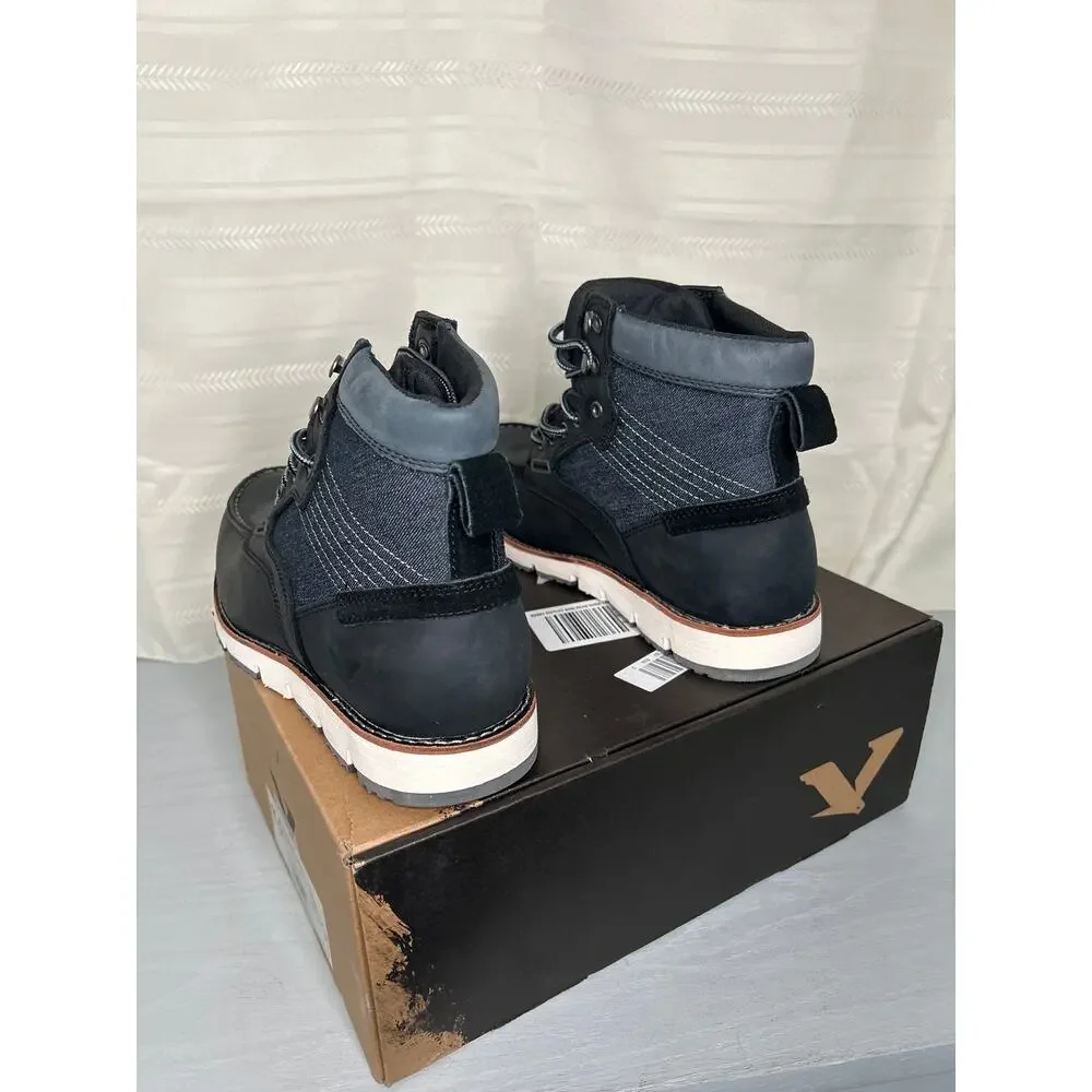 Territory Mack 2.0 Cap Moc Toe Ankle Boots Black Mens Sz 11.5 Wide